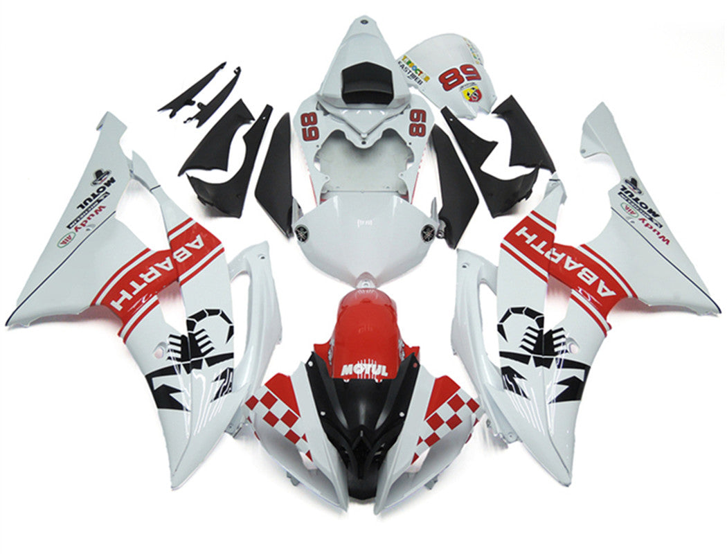 2008-2016 Yamaha YZF 600 R6 Fairing Kit Bodywork Plastic ABS