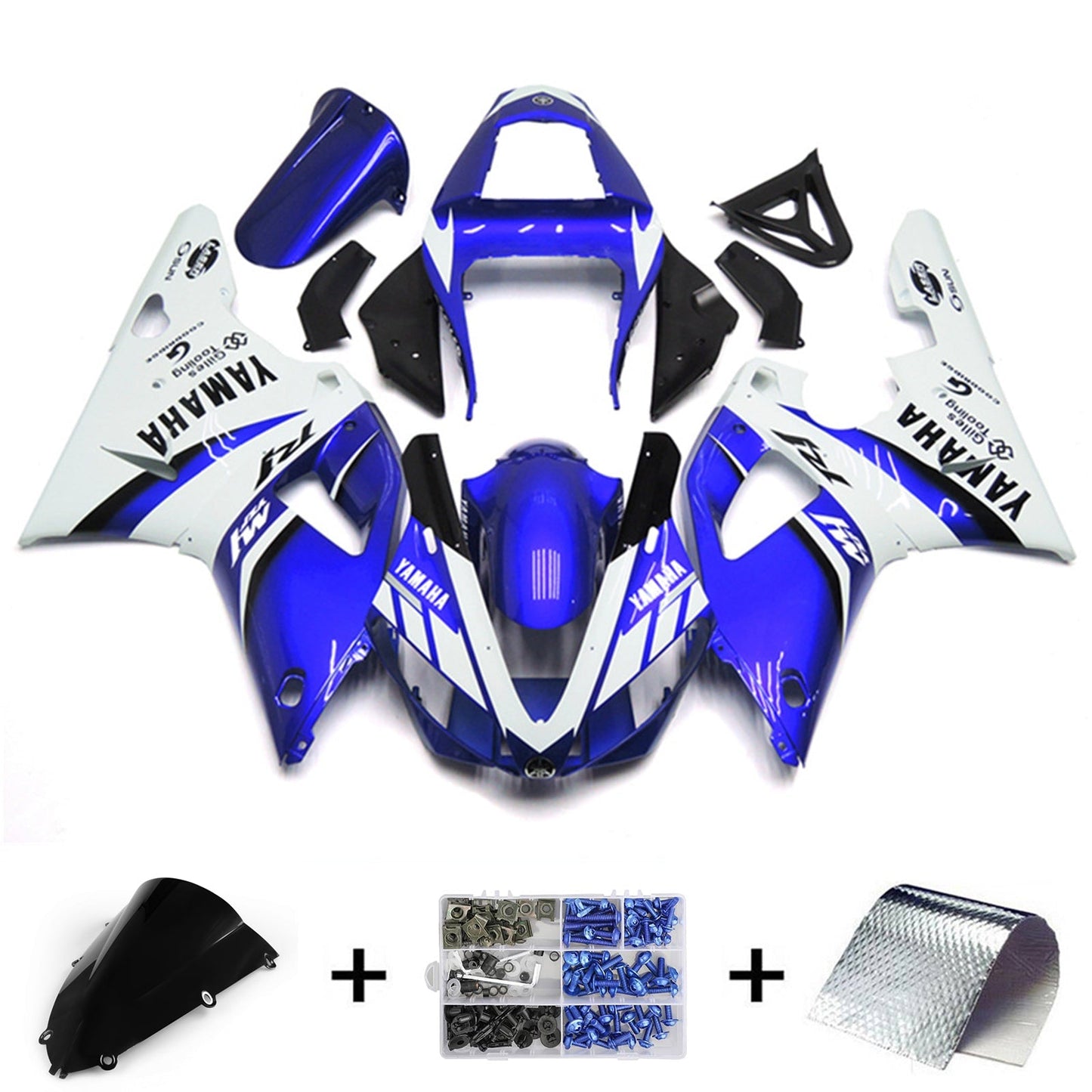 1998-1999 Yamaha YZF 1000 R1 Fairing Kit Bodywork Plastic ABS