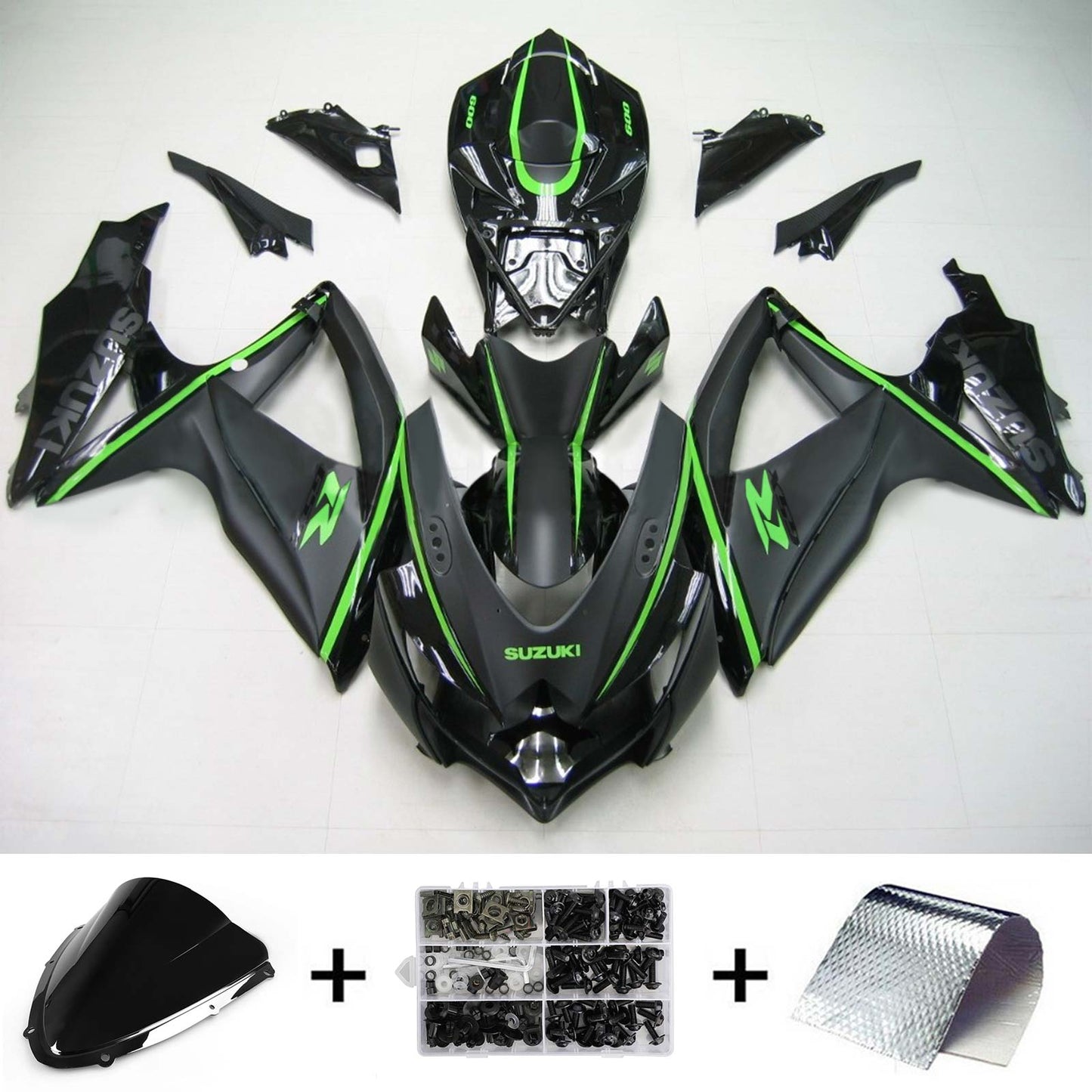 2008-2010 Suzuki GSXR 600/750 Fairing Kit Bodywork Plastic ABS