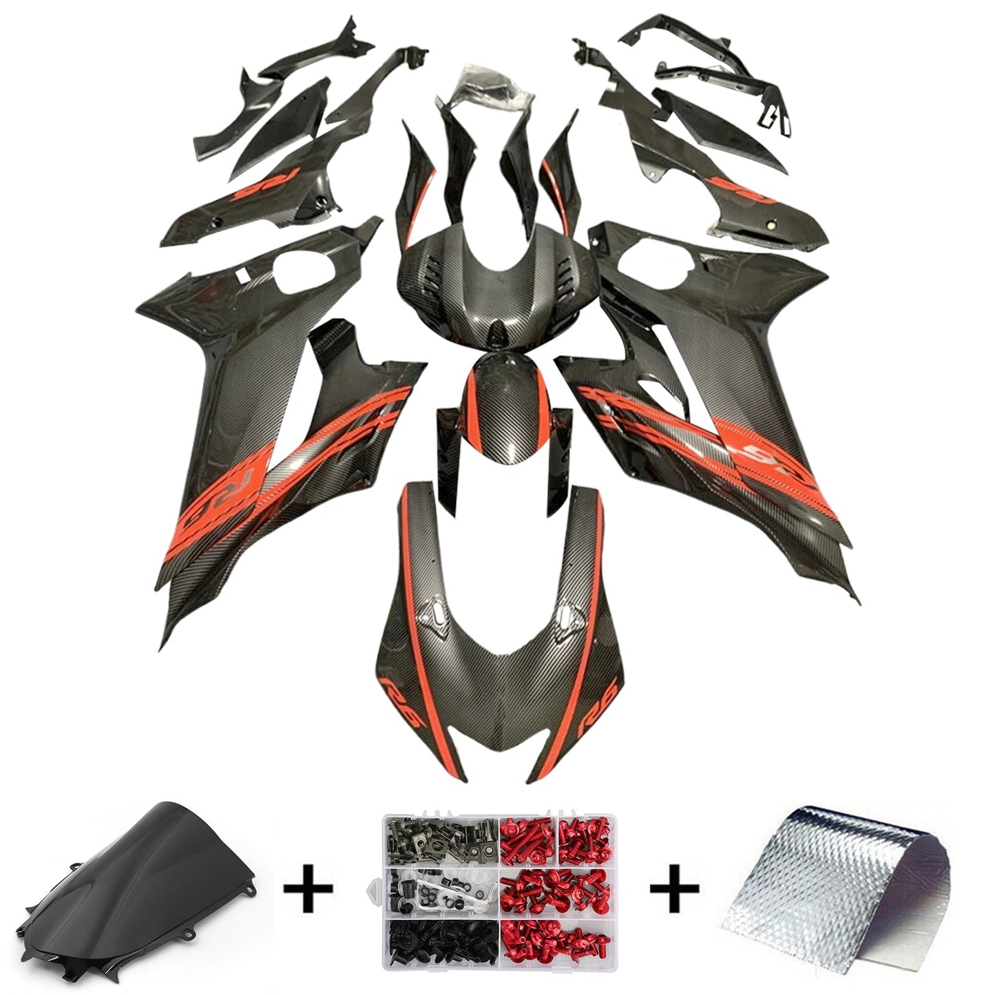 2017-2023 Yamaha YZF-R6 Fairing Kit Bodywork Plastic ABS