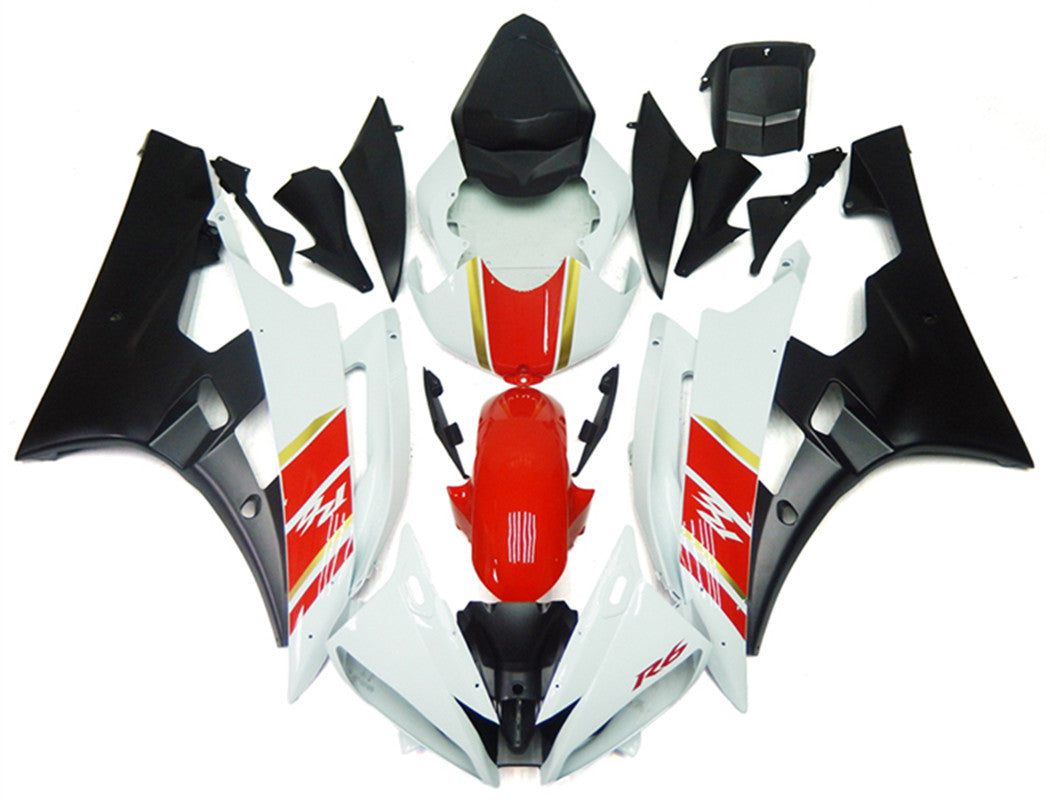 2006-2007 Yamaha YZF 600 R6 Fairing Kit Bodywork Plastic ABS