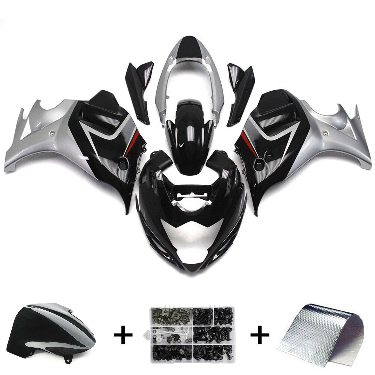 2008-2013 Suzuki Katana GSX650F Fairing Kit Bodywork Plastic ABS