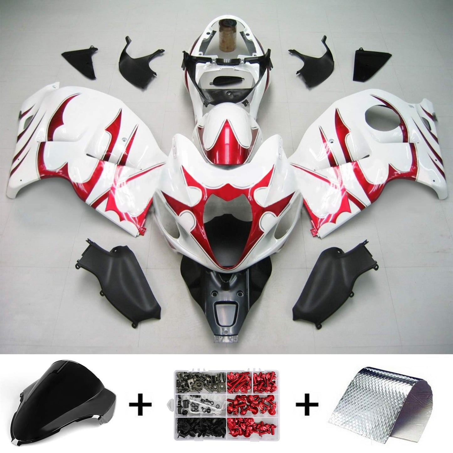 1999-2007 Suzuki Hayabusa GSXR1300 Fairing Kit Bodywork Plastic ABS