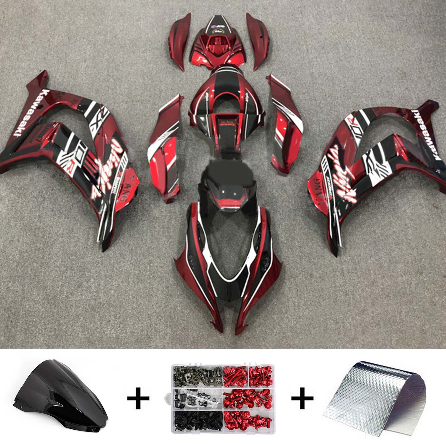 2016-2020 Kawasaki ZX10R Fairing Kit Bodywork Plastic ABS