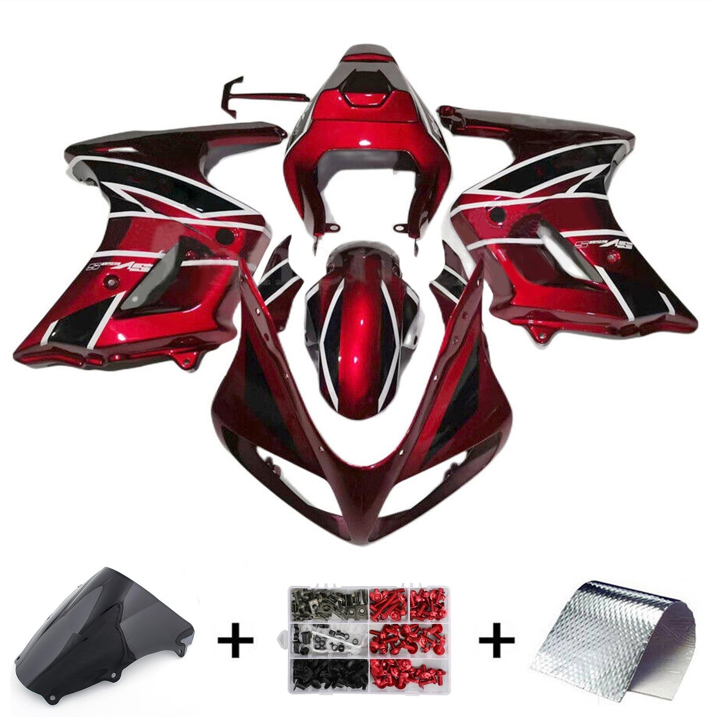 2003-2013 Suzuki SV650 Fairing Kit Bodywork Plastic ABS