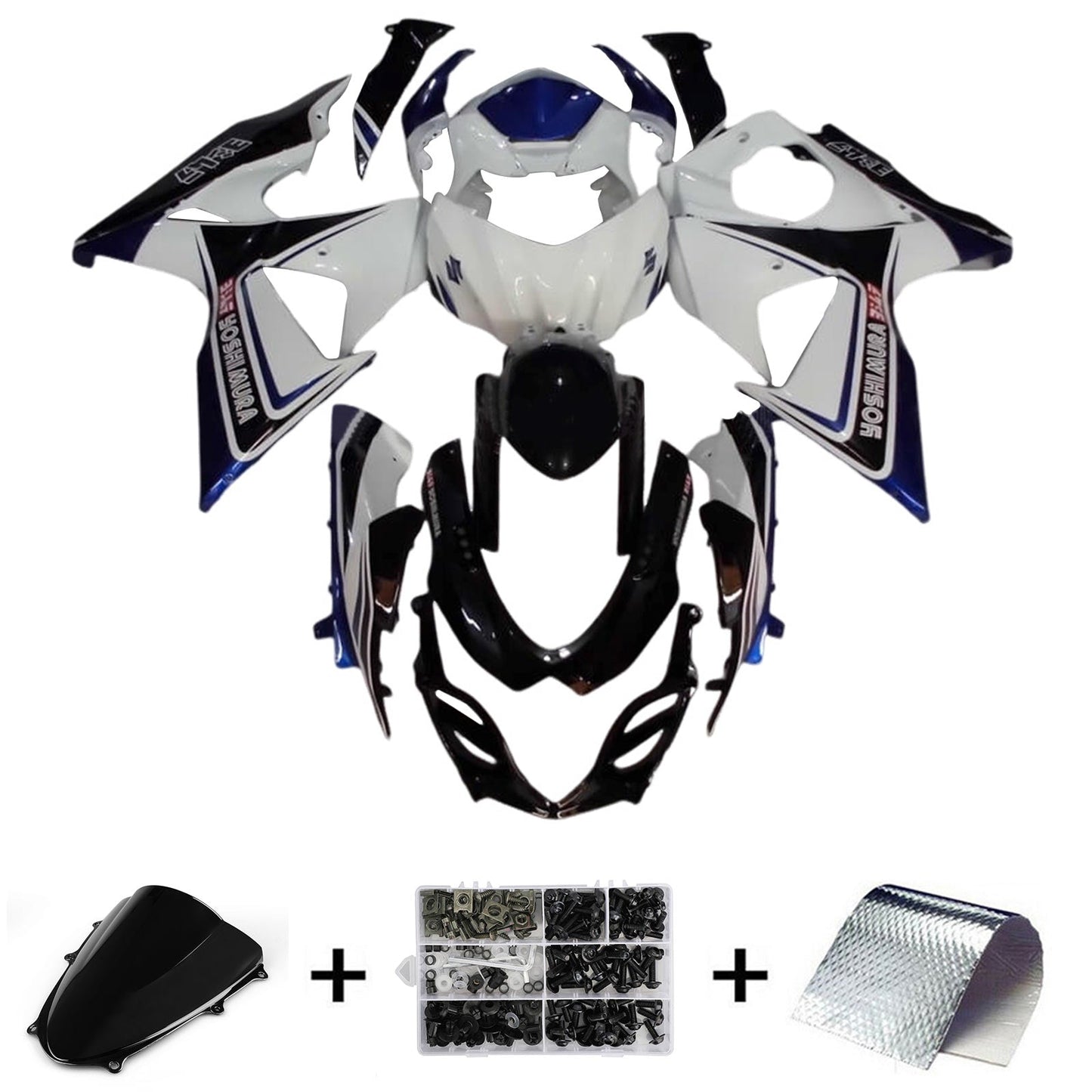 2009-2016 Suzuki GSXR1000 K9 Fairing Kit Bodywork Plastic ABS