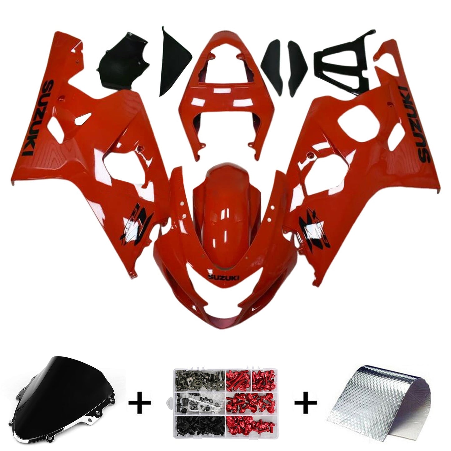 2004-2005 Suzuki GSXR 600/750 K4 Fairing Kit Bodywork Plastic ABS