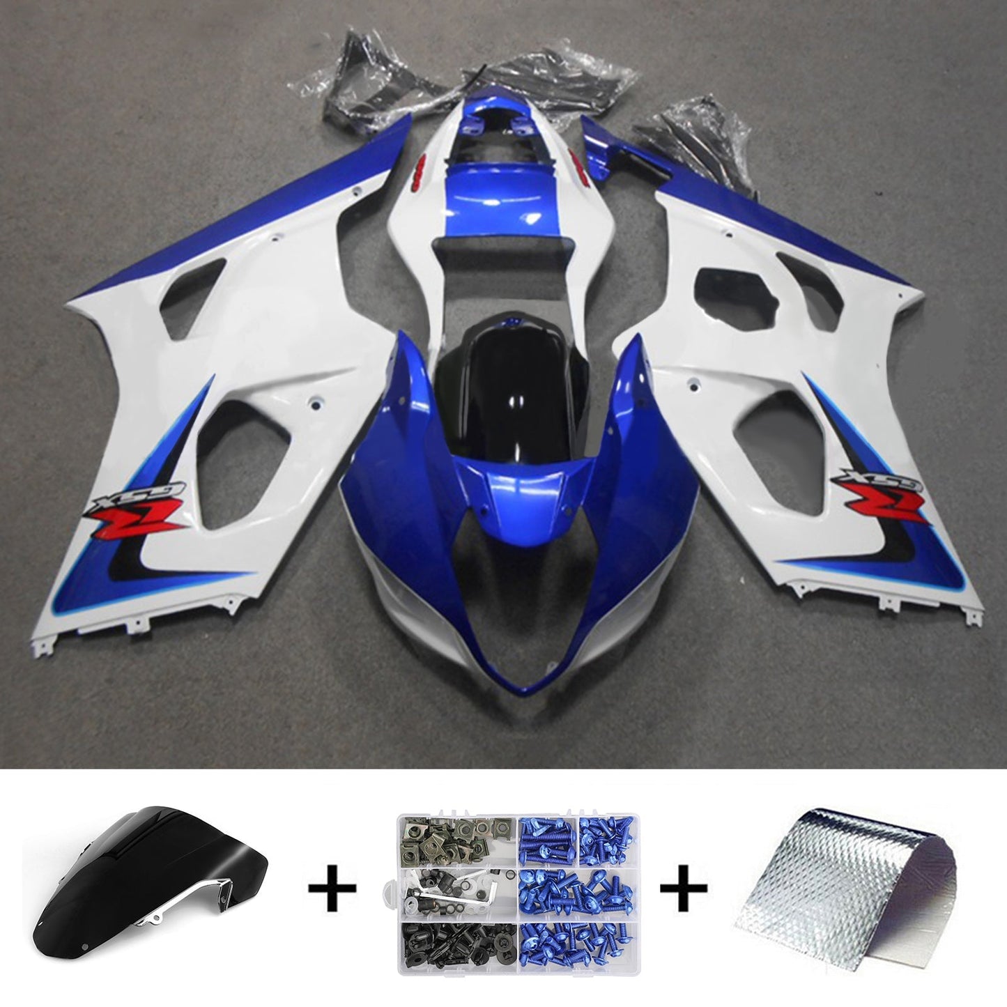 2003-2004 Suzuki GSXR1000 K3 Fairing Kit Bodywork Plastic ABS