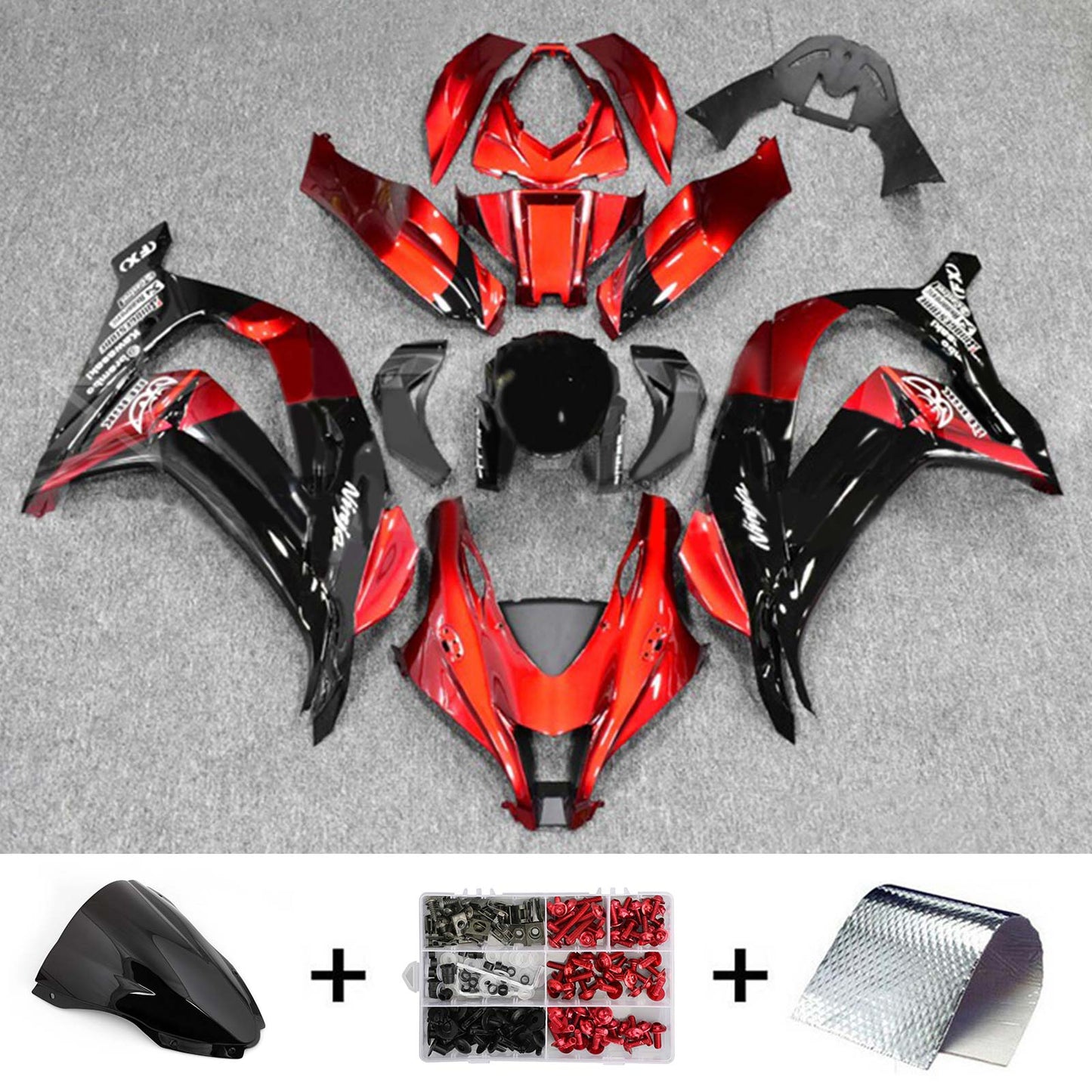 2016-2020 Kawasaki ZX10R Fairing Kit Bodywork Plastic ABS