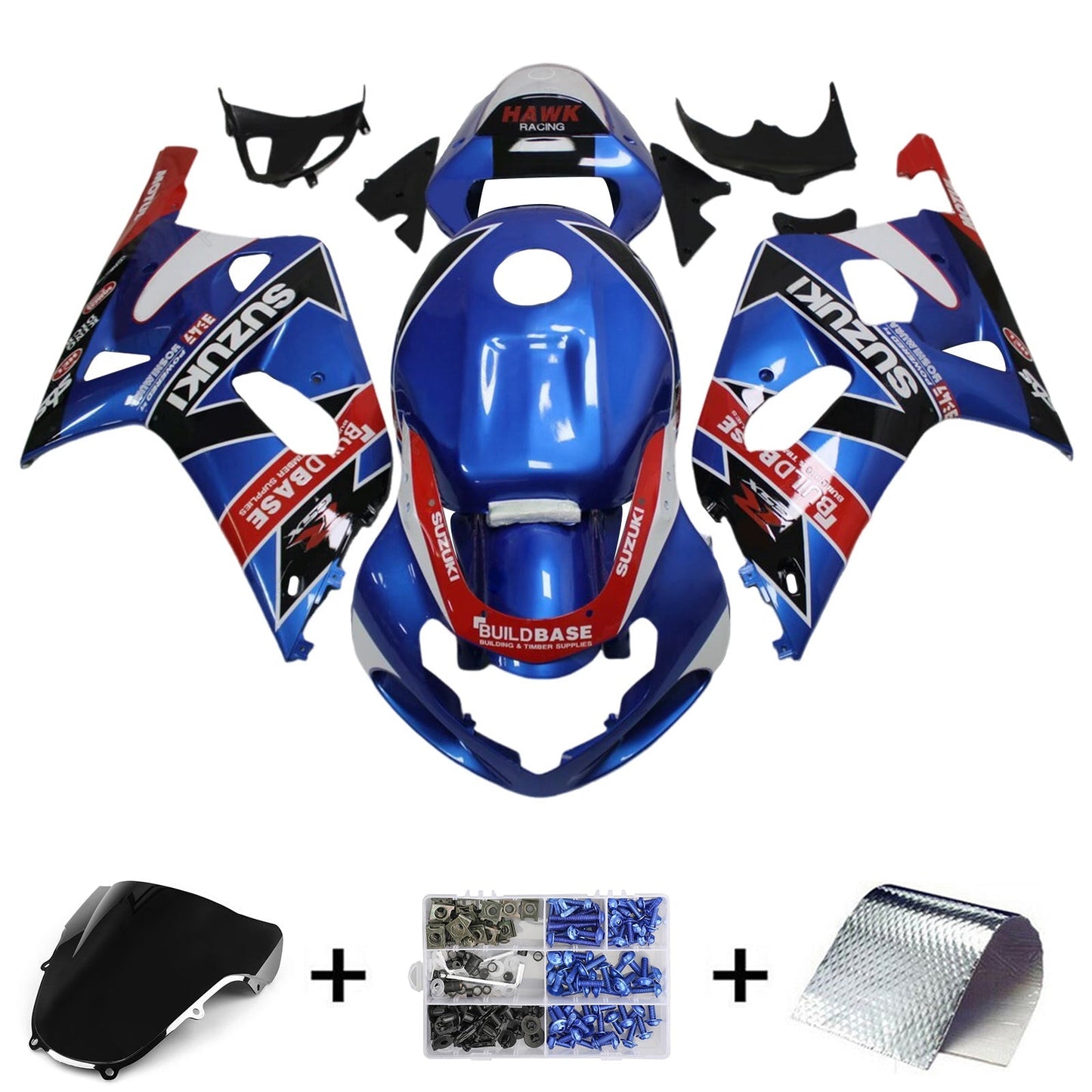 Suzuki GSXR600 2001-2003 GSXR750 2000-2003 K1 Fairing Kit