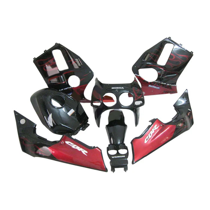 1988-1989 CBR250RR MC19 Honda Red & Black Fairing Kit