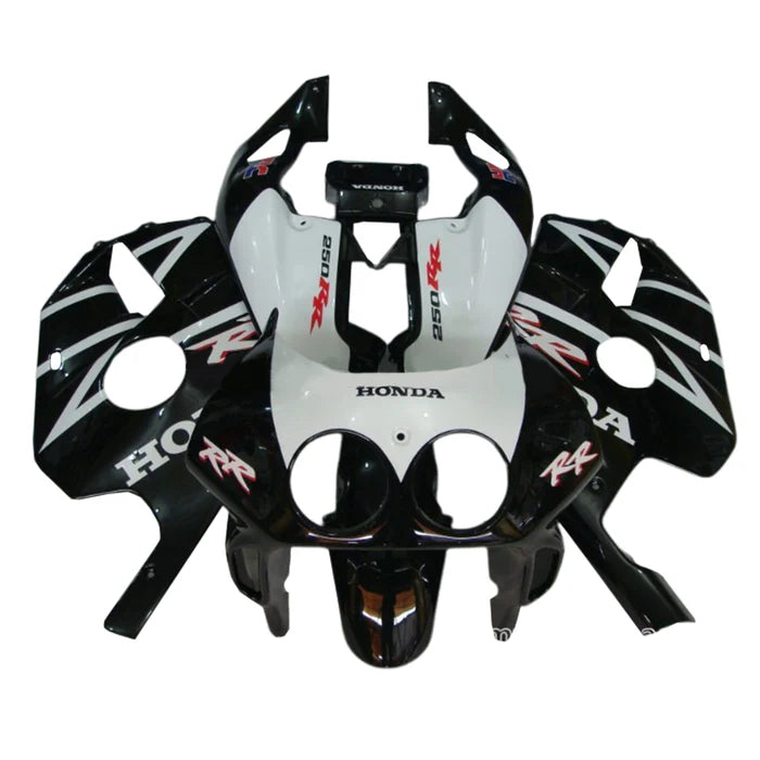 1990-1998 Honda CBR250RR MC22 Black White Fairing Kit