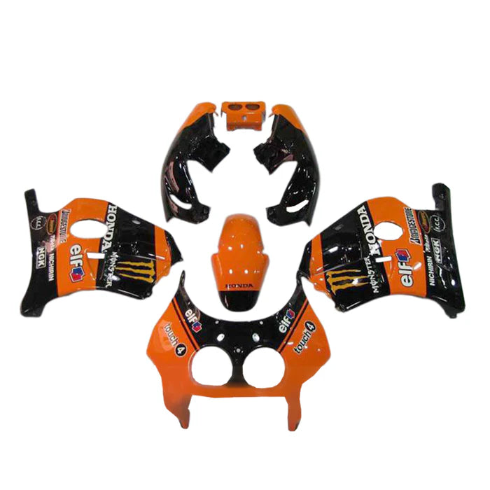 1990-1998 Honda CBR250RR MC22 Orange Black Fairing Kit