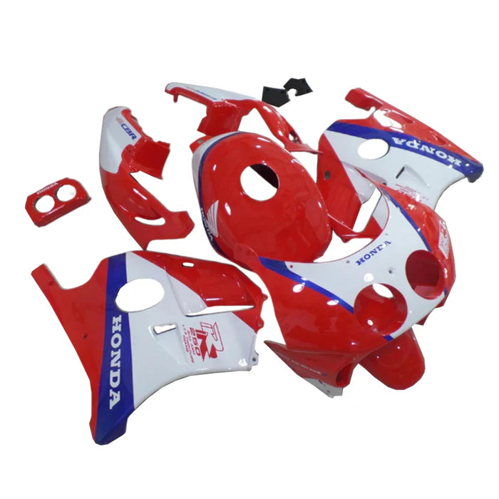 1990-1998 Honda CBR250RR MC22 Red White Fairing Kit