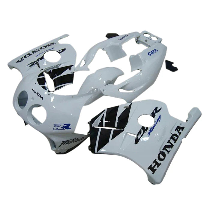 1990-1998 Honda CBR250RR MC22 White Black Fairing Kit