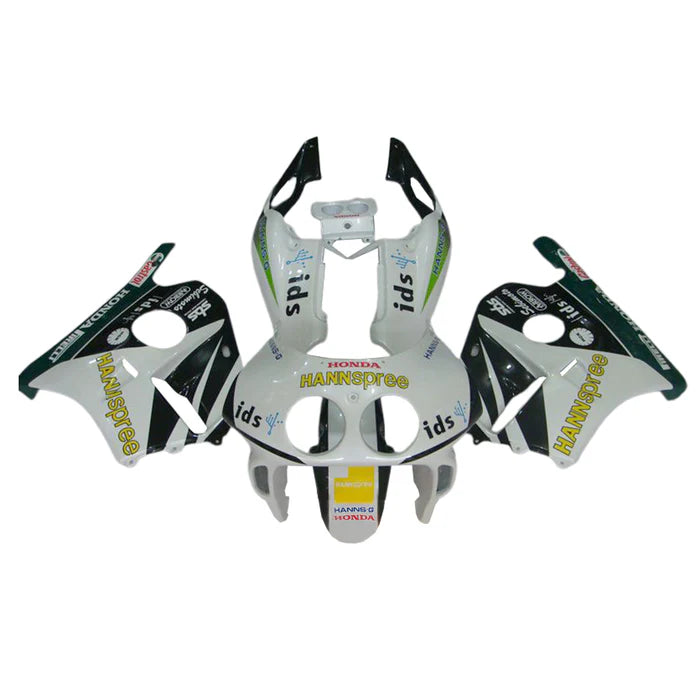 1990-1998 Honda CBR250RR MC22 White Black Yellow Fairing Kit