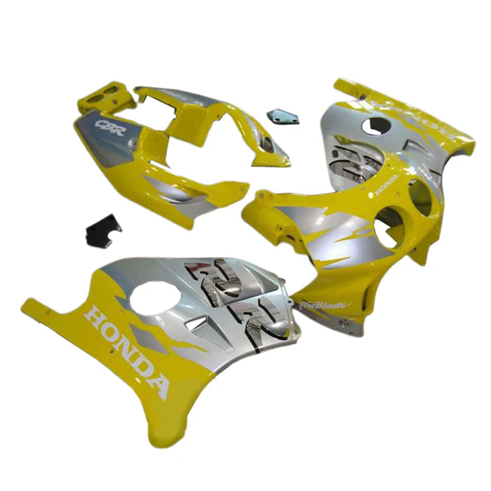 1990-1998 Honda CBR250RR MC22 Yellow Gray Fairing Kit