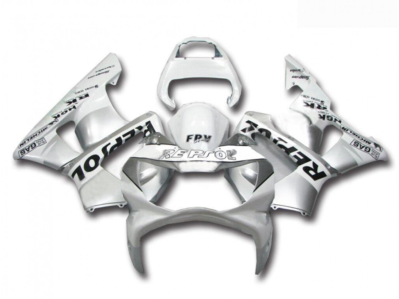 2000-2001 White Honda CBR900RR 929RR Motorcycle Fairings & Bodywork