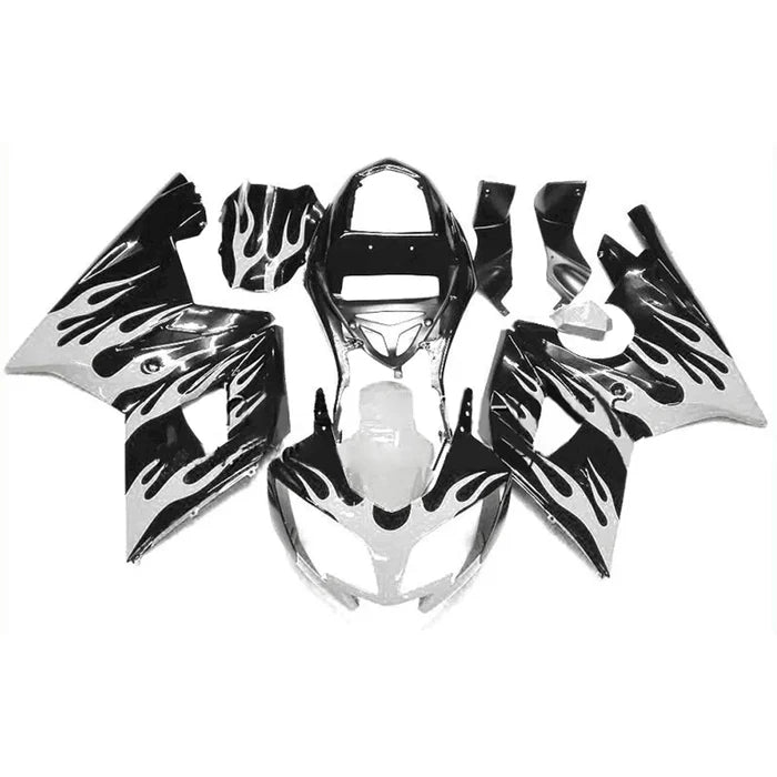 2002-2005 Triumph Daytona 600 650 Black & White Style1 Fairing Kit