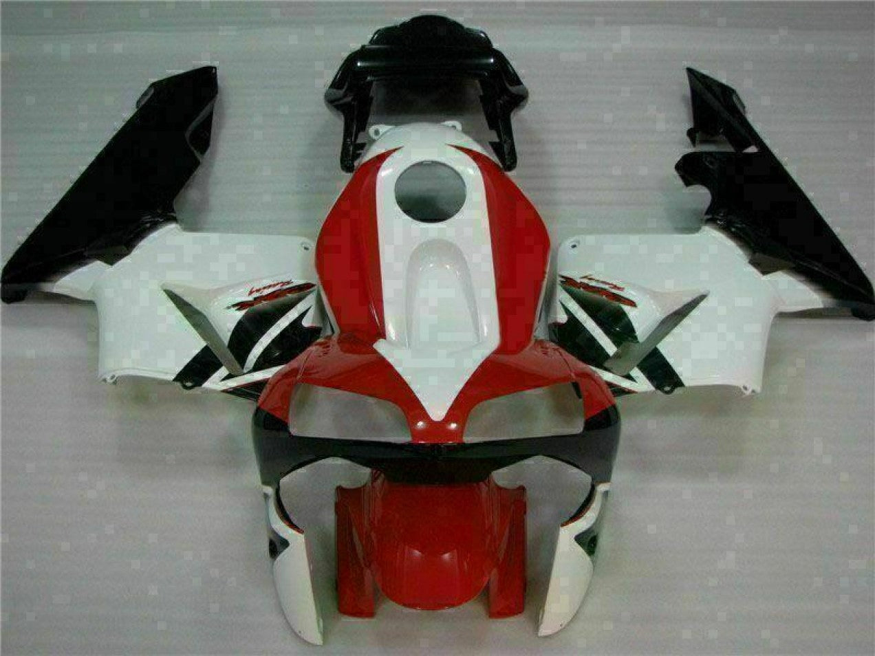 2003-2004 Red White Honda CBR600RR Plastics Motorcycle Fairings