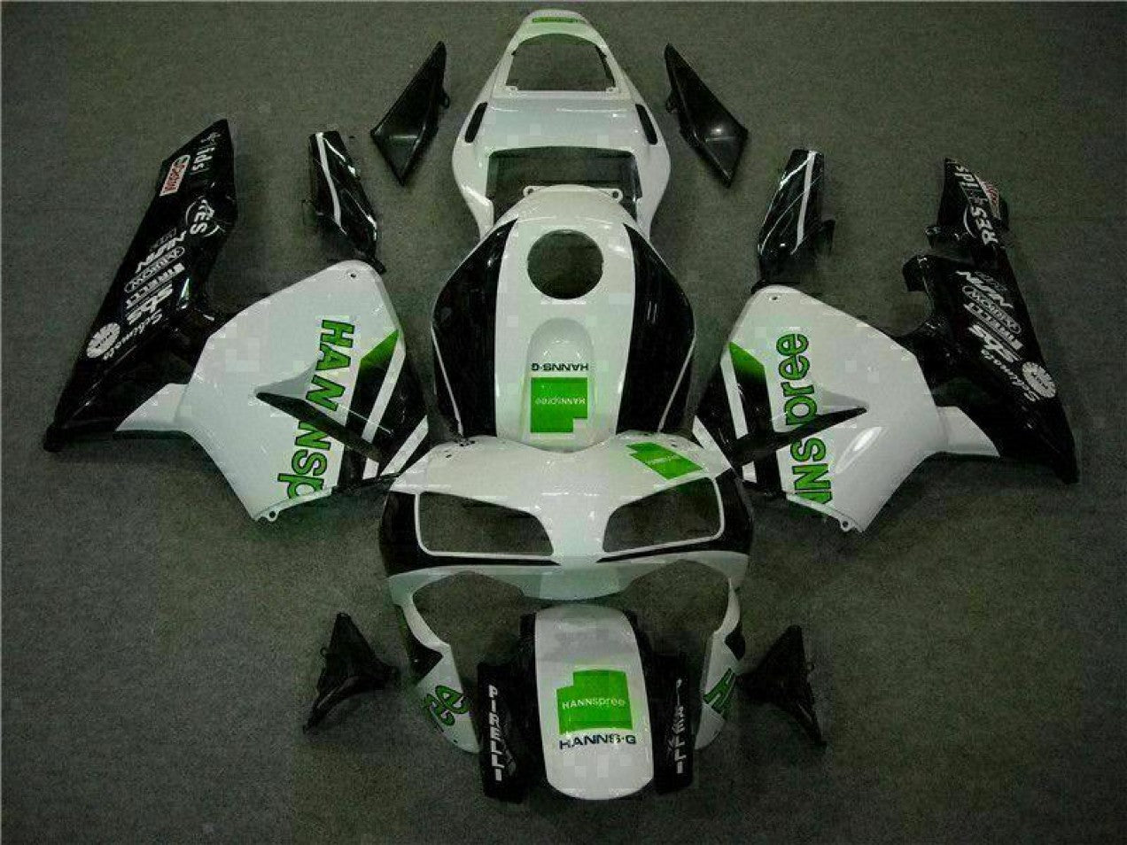 2003-2004 White Honda CBR600RR Motorcycle Fairings Bodywork