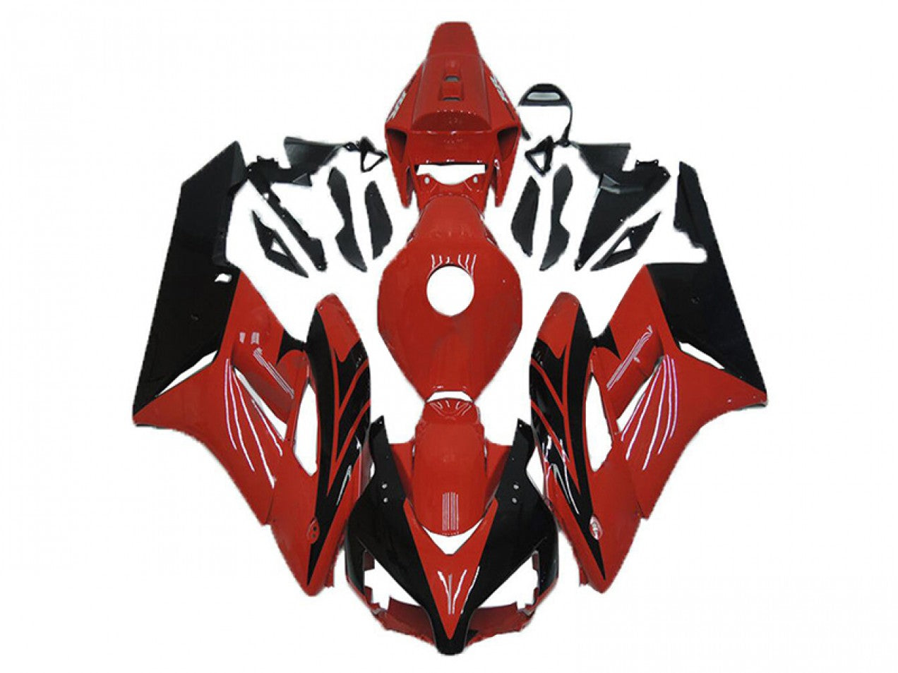 2004-2005 Red Black Honda CBR1000RR Complete Fairing Kit