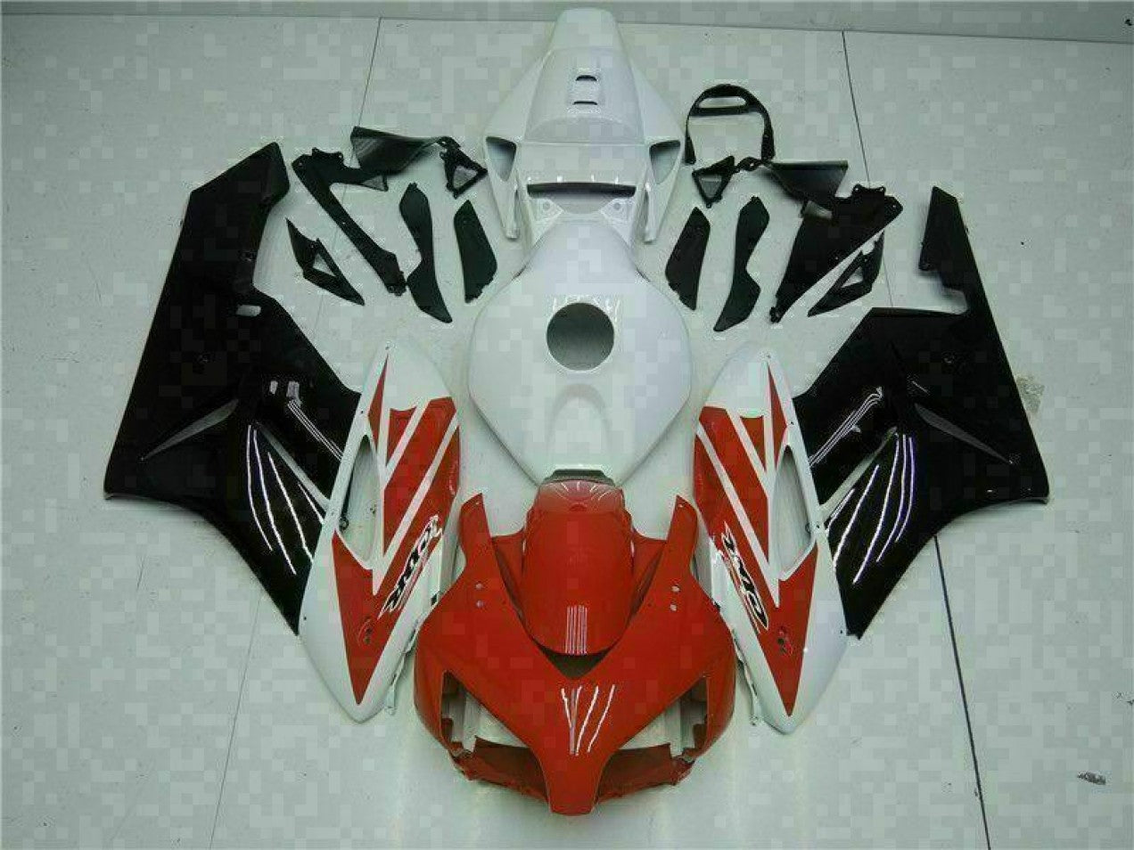 2004-2005 Red White Honda CBR1000RR Full Fairing Kit