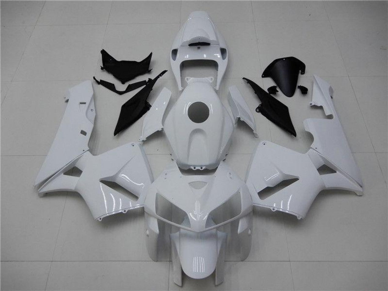 2005-2006 Glossy White Honda CBR600RR Motorcycle Fairings