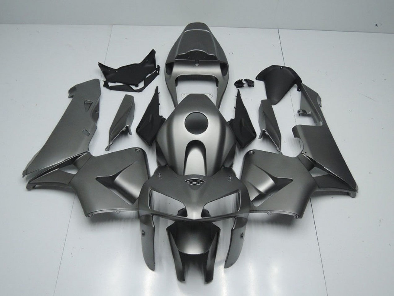 2005-2006 Matte Grey Honda CBR600RR Motorcycle Fairings