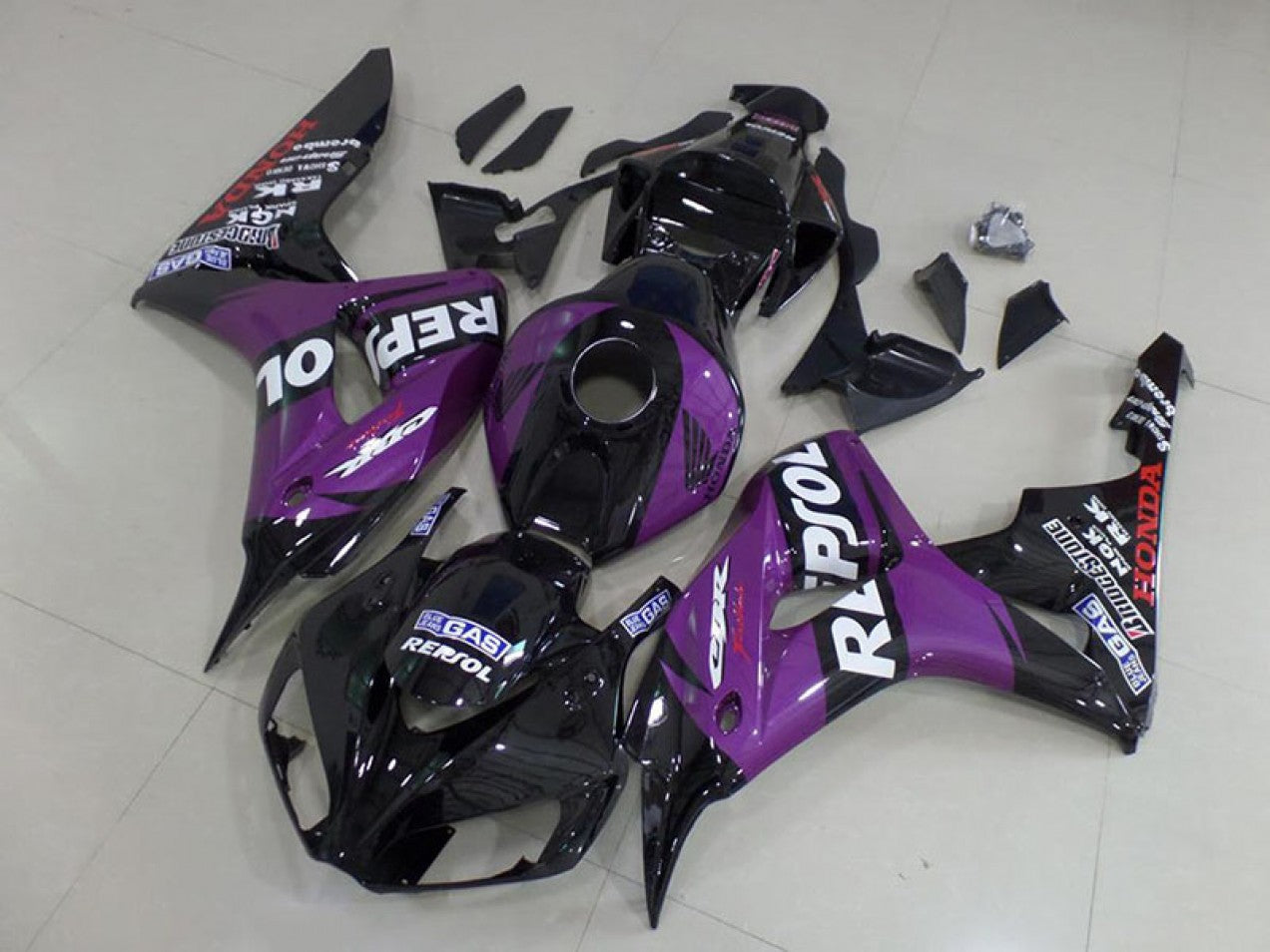 2006-2007 Purple Rossi Honda CBR1000RR Motorcycle Fairings