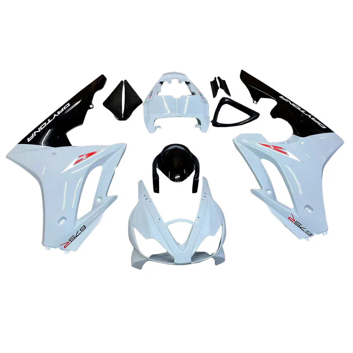 2006-2008 Triumph Daytona 675 Black & White Style4 Fairing Kit