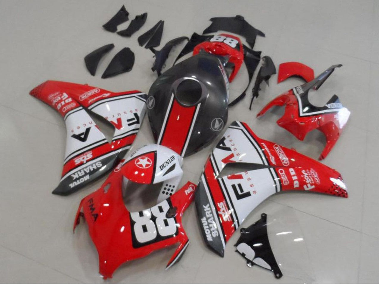 2008-2011 Orange Fiamm 88 Honda CBR1000RR Motorcycle Fairings