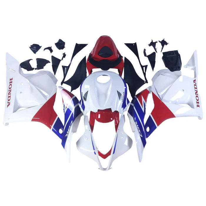 2009-2012 Honda CBR600RR Blue Red White Fairing Kit