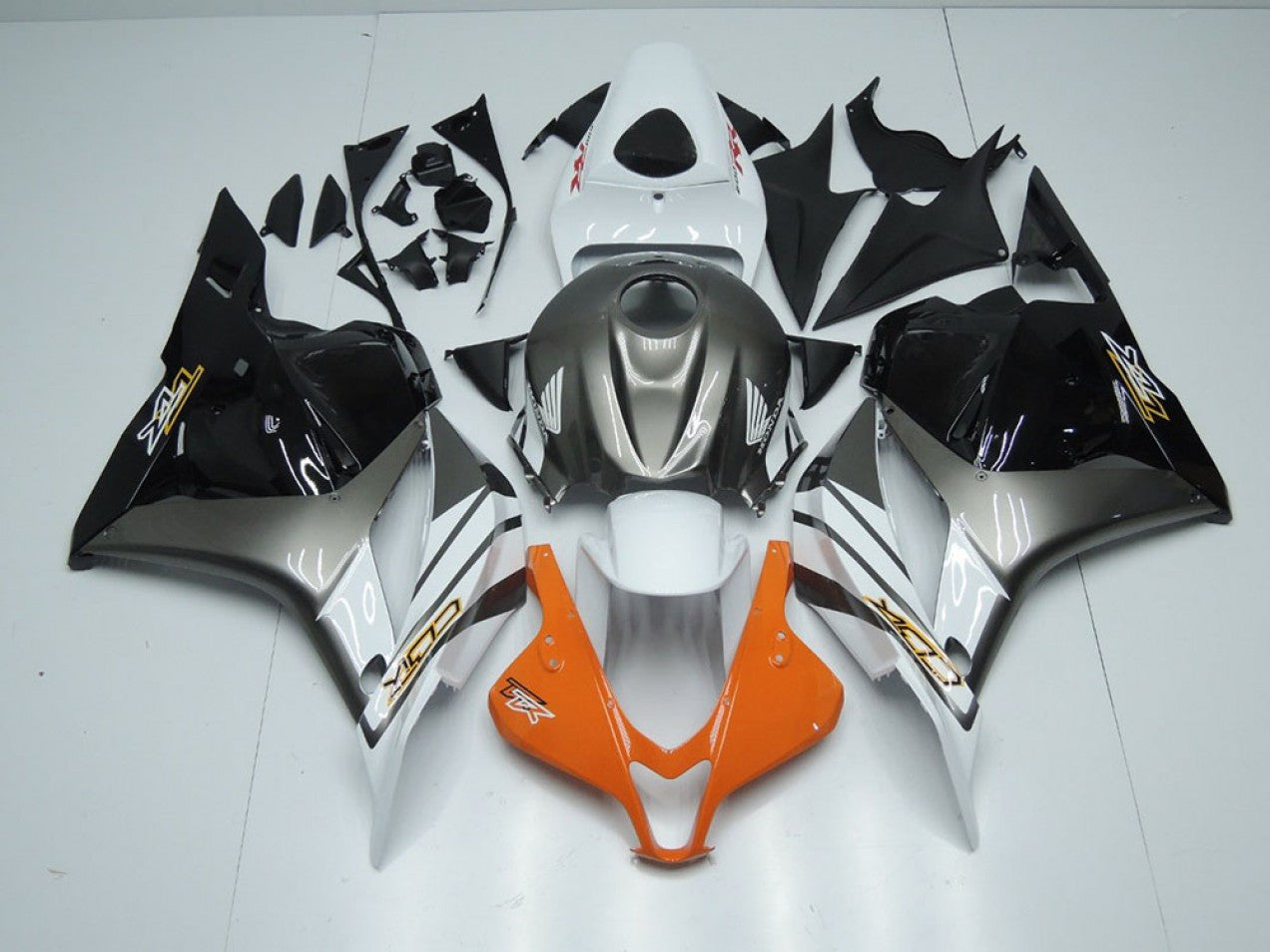 2009-2012 Orange Grey Black Honda CBR600RR Motorcycle Fairings & Bodywork