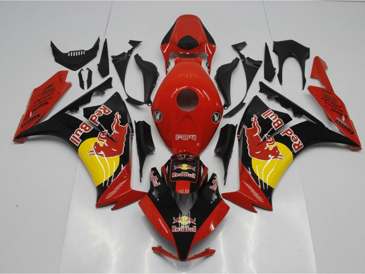2012-2016 Black Red Bull Honda CBR1000RR Motorcycle Fairings
