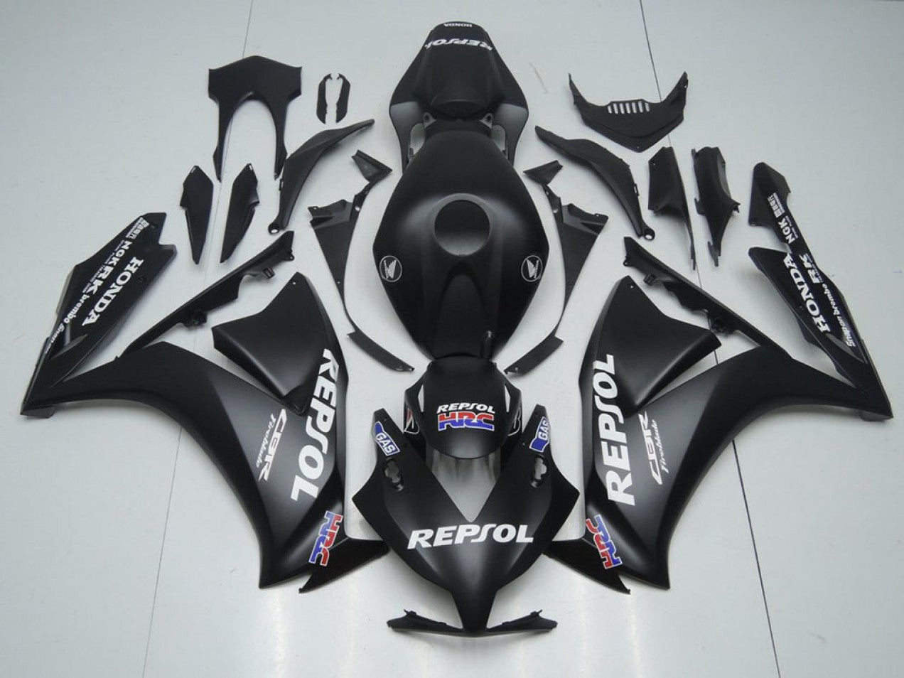 2012-2016 Matte Black Repsol Honda CBR1000RR Motorcycle Fairings & Bodywork