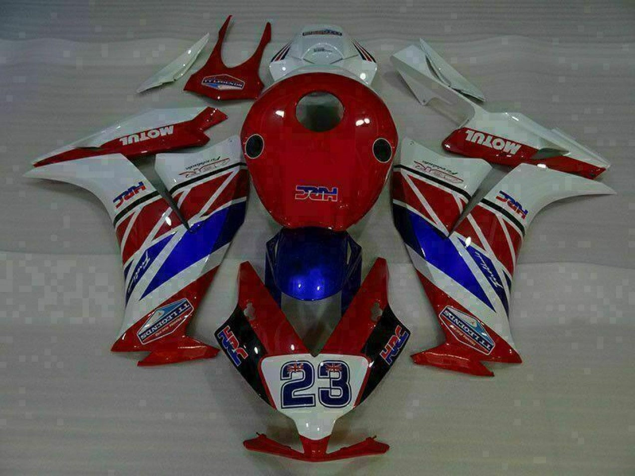2012-2016 Red White Blue 23 Honda CBR1000RR Motorcycle Fairings