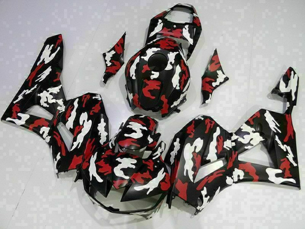 2013-2023 Red White Black Honda CBR600RR Motorcycle Fairings