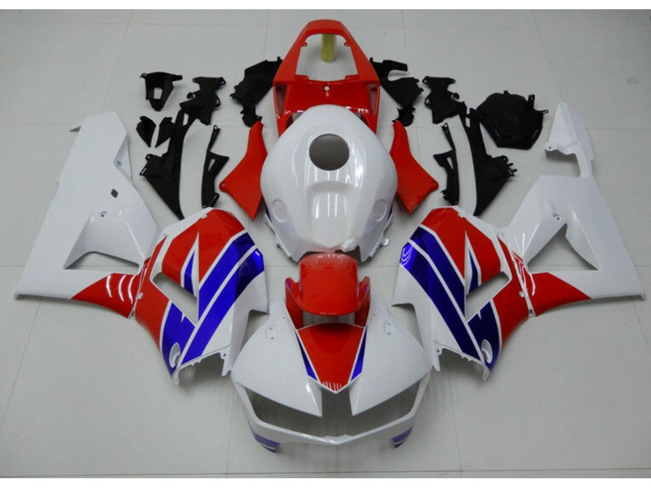 2013-2023 White Blue Red Honda CBR600RR Motorcycle Fairings