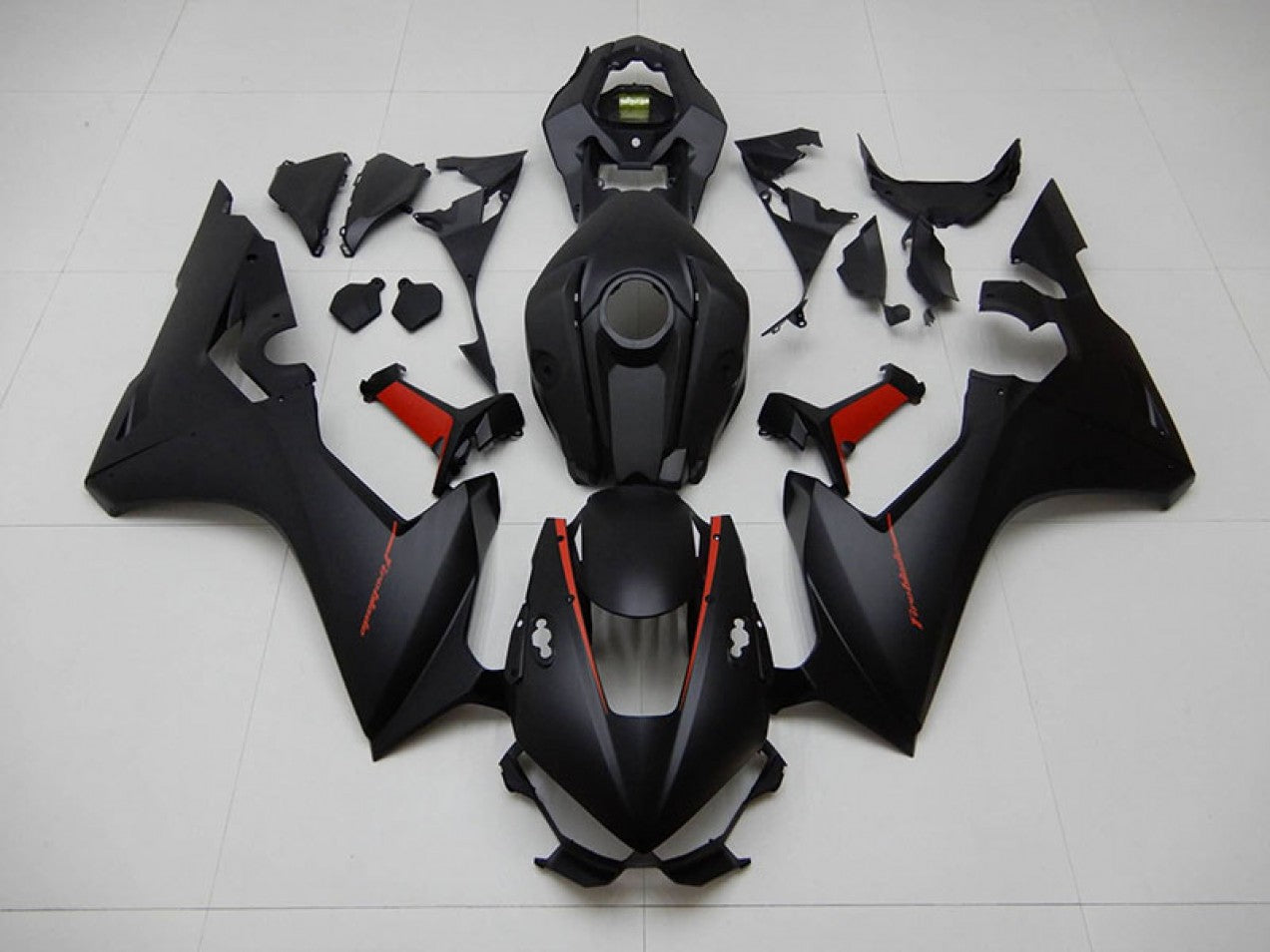 2017-2023 Black with Red Fireblade Honda CBR1000RR Motorcycle Fairings Kit