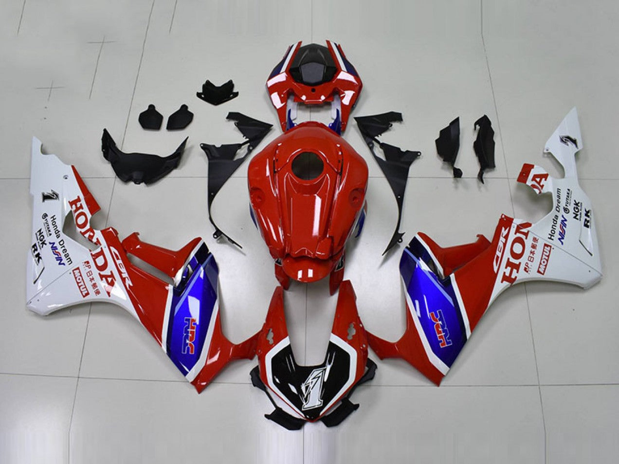 2017-2023 Red Blue HRC Honda CBR1000RR Motorbike Fairings