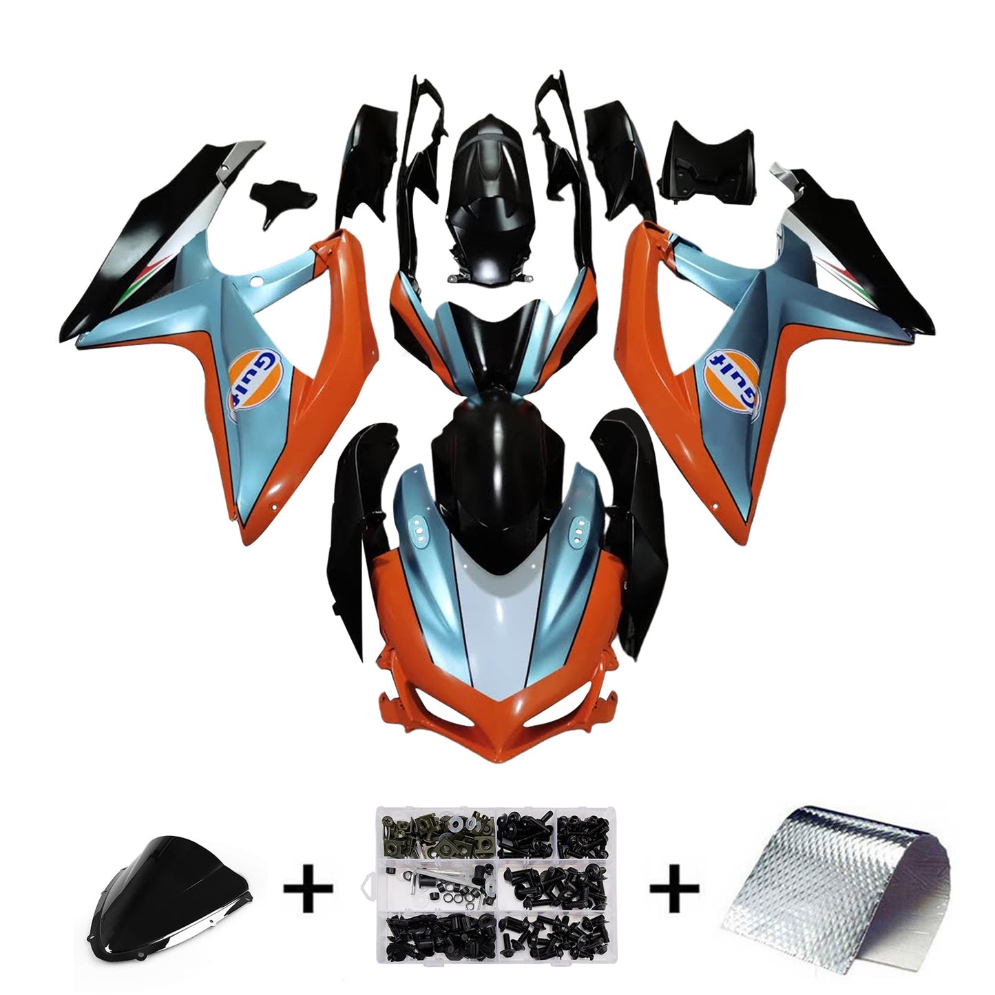 2008-2010 Injection Fairing Kit Bodywork Plastic ABS For Suzuki GSXR 600/750 K8