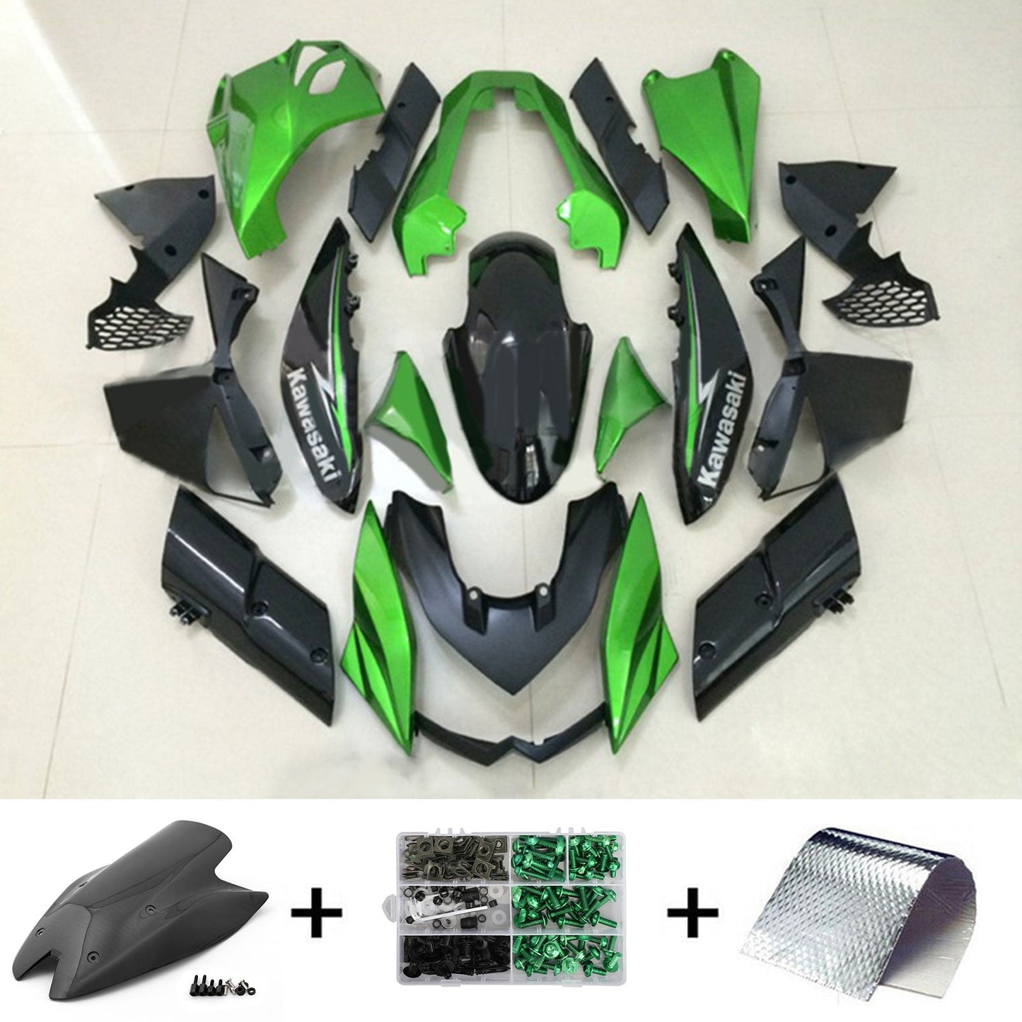 2010-2013 Kawasaki Z1000 Fairing Kit Bodywork Plastic ABS