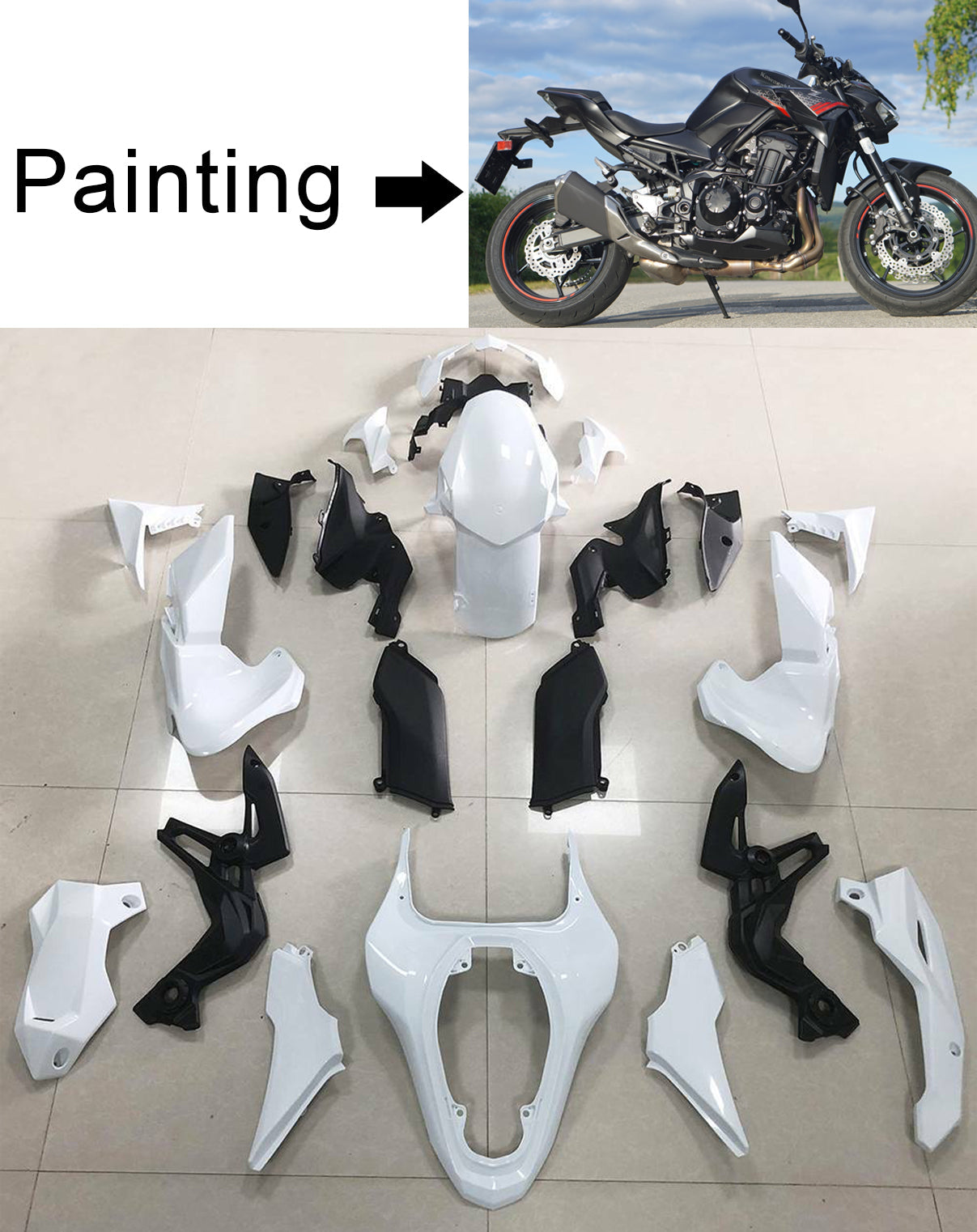 2020-2024 Kawasaki Z900 Fairing Kit