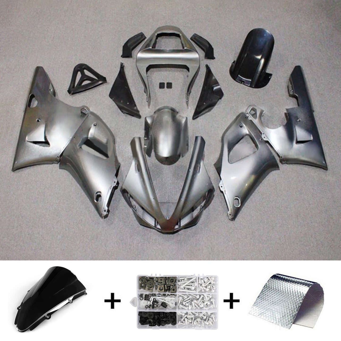 2000-2001 Yamaha YZF 1000 R1 Fairing Kit Bodywork Plastic ABS