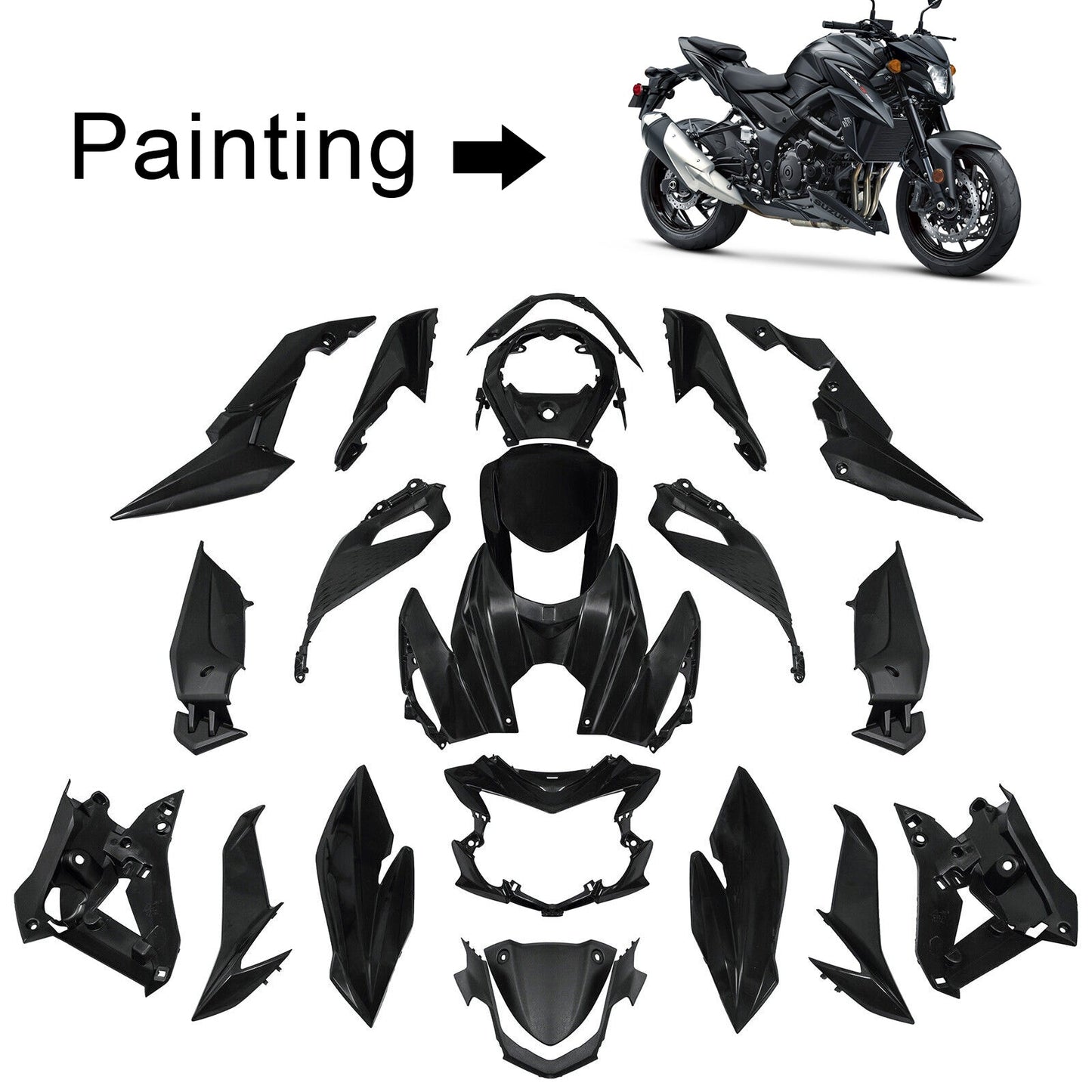 2017-2021 Suzuki GSX-S 750 Fairing Kit Bodywork Plastic ABS