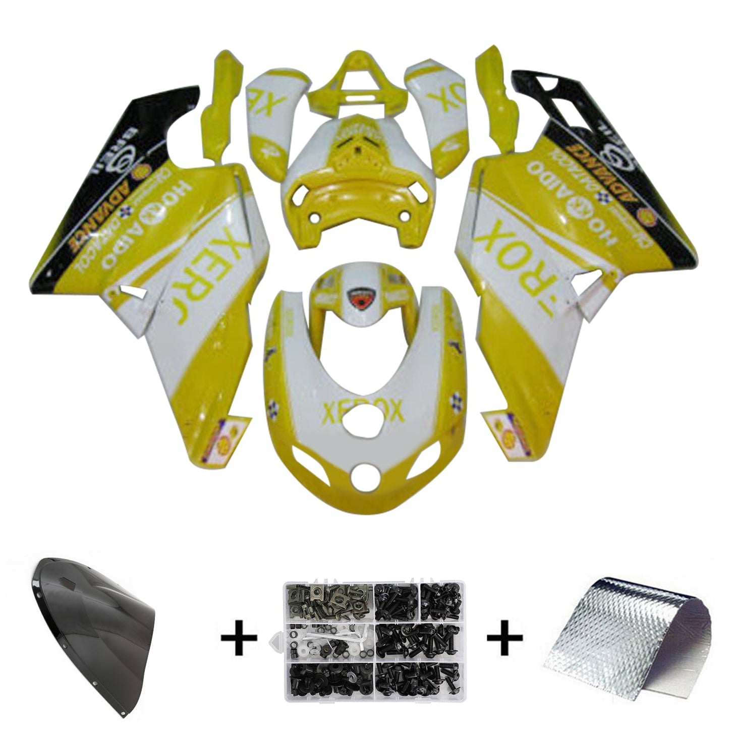 2005 2006 Ducati 999 749 Fairing Kit Bodywork ABS