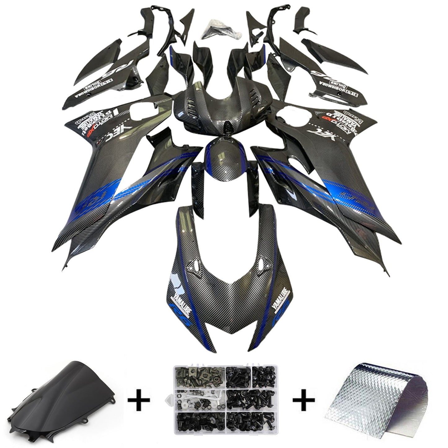 2017-2023 Yamaha YZF-R6 Fairing Kit Bodywork Plastic ABS