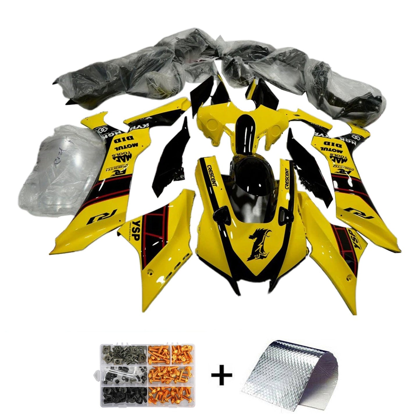 2020-2024 Yamaha YZF-R1 Fairing Kit Bodywork Plastic ABS