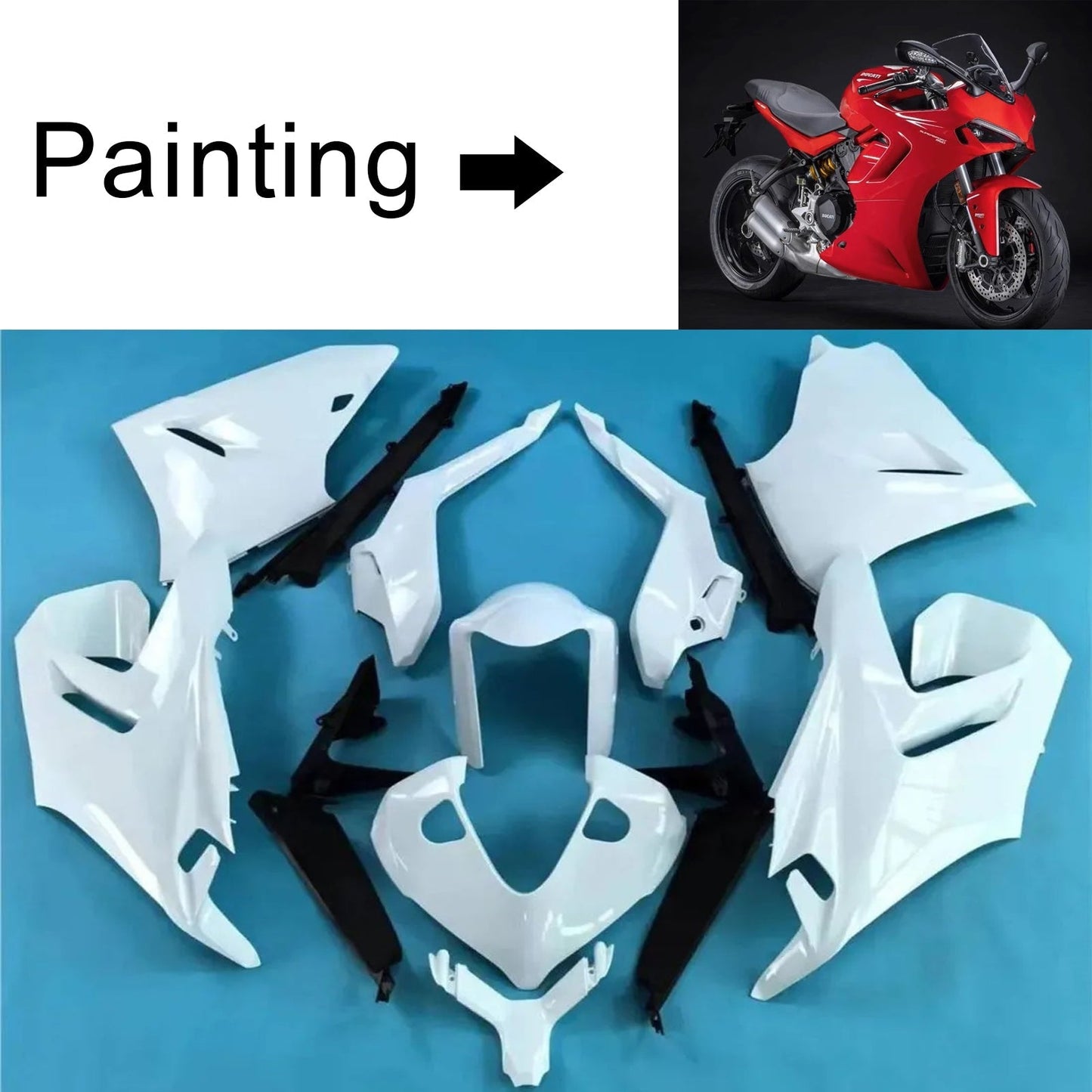 2021-2024 Ducati Supersport 950 950S Fairing Kit Bodywork